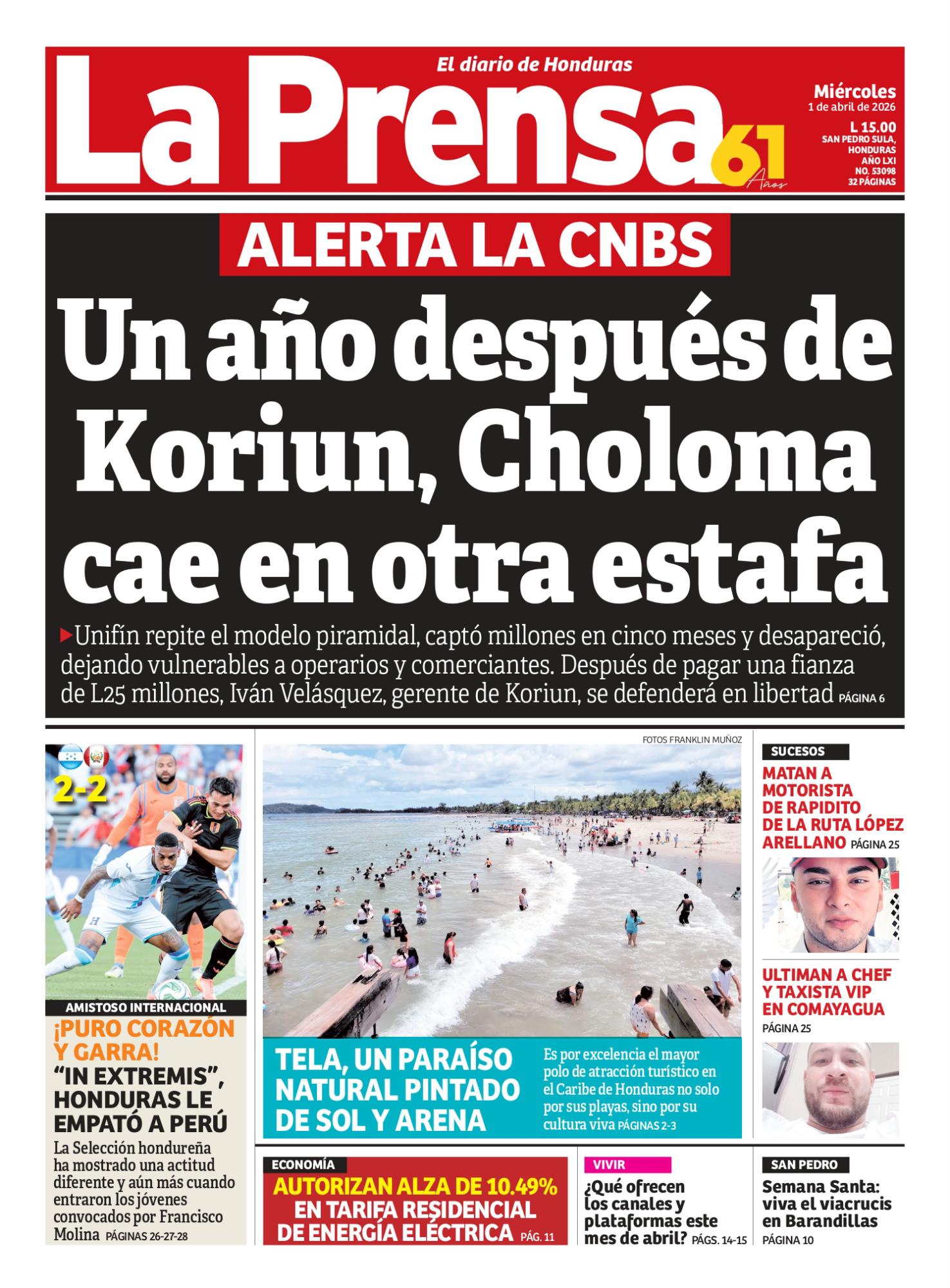 Un año después de Koriun, Choloma cae en otra estafa