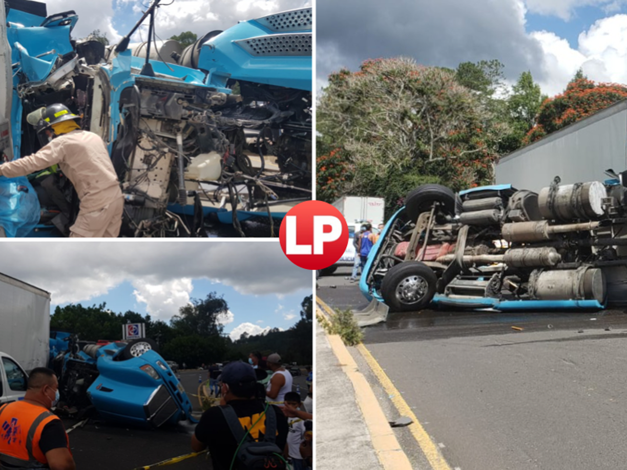 El trágico accidente de una rastra a la altura del sector de Zambrano, Francisco Morazán, dejó como saldo un fallecido, quien era el conductor del pesado automotor. 