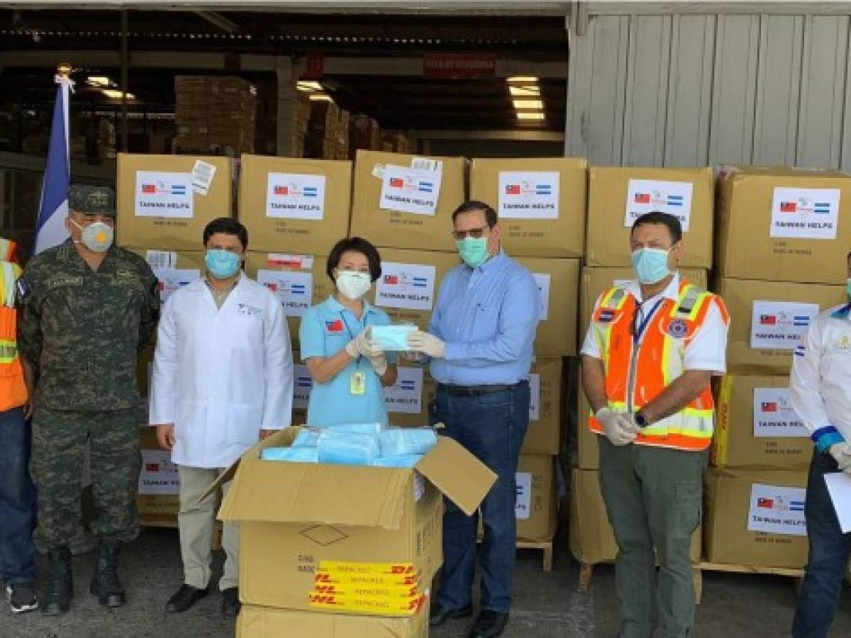 Coronavirus: Taiwán dona 180.000 mascarillas sanitarias a hospitales de Honduras