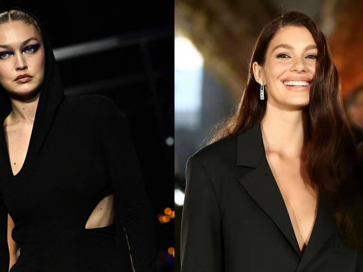 Gigi Hadid coincide con Camila Morrone, la exnovia de Leonardo DiCaprio, en Italia