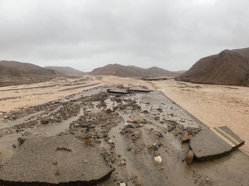 Las torrenciales lluvias que azotaron en los últimos día el sur de California, Estados Unidos, provocaron históricas inundaciones en uno de los lugares más calientes del mundo, el Valle de la Muerte.