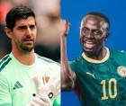 Courtois es una de las figuras de Bélgica y Sadio Mane de Senegal.