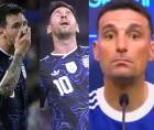 Messi se ha despedido del pueblo de Argentina en un partido ante Zambia que tuvo curiosas escenas .