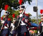 Los cadetes de la Academia Nacional de Policía (Anapo) participaron en los desfiles patrios con disciplina y marcialidad.