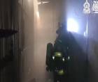 Las autoridades bomberiles investigan las causas del incendio. Fotografía de los Bomberos de Honduras.