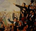 Pintura El 15 de septiembre de 1821 del artista chileno-guatemalteco Luis Vergara Ahumada.