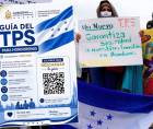 El documento advierte que el permiso de trabajo basado en TPS ya no será válido después del 9 de febrero y recomienda consultar con un abogado de inmigración.