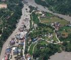 Imagen de las inundaciones en Nepal.