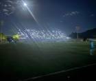 El estadio Emilio Williams de Choluteca quedó a oscuras.