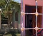 Imagen de la casa donde fueron atacadas a balazos las tres mujeres.