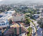 Fotografía aérea de la salida sur de San Pedro Sula.