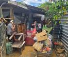 Inundación afecta a 75 familias tras desbordamiento del río Helado en Santa Cruz de Yojoa, Cortés.