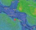 Seguimiento satelital a la tormenta Cristina, cerca del golfo de Fonseca.