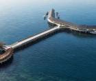 Este es un prediseño del nuevo muelle para yates de Tela. La propuesta aún no corresponde al diseño definitivo y podría experimentar cambios durante la etapa de planificación. Una vez concluida la obra, se espera que se convierta en un nuevo atractivo para turistas nacionales y extranjeros.