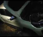Escena del accidente registrado en Danlí, El Paraíso, donde dos empleados de una empresa constructora perdieron la vida la madrugada de este domingo.