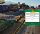 Ésta es la muestra de la improvización de la municipalidad con respecto a lo que ocurre en la avenida Circunvalación, donde los sampedranos han denunciado un crimen ambiental.