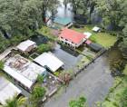 En la comunidad Las Marías, unas ocho casas han sido inundadas con el crecimiento del caudal del Lago de Yojoa debido al cierre de la cortina por trabajos de modernización de la Hidroeléctrica Cañaveral.