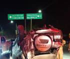 La tragedia de los adolescentes ocurrió minutos antes de la medianoche del sábado 9 de mayo, cuando una camioneta Toyota Prado gris, placas HAI-9413, se accidentó.