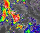 Copeco informó que las lluvias continuarán hasta cerca de la medianoche en varias zonas de Honduras.