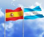 Banderas de España y Honduras.
