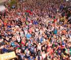 Las mejores imágenes del inicio de la histórica 50 edición de la Maratón LA PRENSA- Gatorade que comenzó este domingo desde las 5 de la mañana en San Pedro Sula, Honduras.