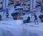 Video: el momento exacto del tiroteo que dejó un herido en Juticalpa