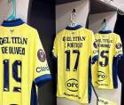 El camerino del Motagua previo al pitazo inicial para la batalla ante Municipal.