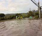 Principales calles y avenidas de la ciudad fueron afectadas por las lluvias de la madrugada.