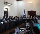 Reunión de las utoridades del Congreso Nacional, la Secretaría de Finanzas y la Universidad Nacional Autónoma de Honduras (Unah).