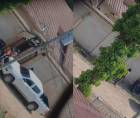 Un video grabado cerca del lugar del tiroteo muestra a agentes policiales ingresando a una residencia.