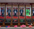 Camerino de la selección de Panamá previo al inicio del duelo ante Croacia.