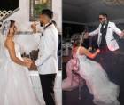 ¡Qué vivan los novios! El futbolista de la UPNFM se casó el pasado mes y este viernes compartió las fotografías de su boda.