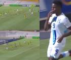 Keyrol Figueroa marcó el primero de Honduras ante Jamaica en la Nations League de Concacaf.