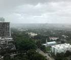Vista del cielo nublado en la ciudad de Miami, Florida (EE.UU.). Imagen de archivo. EFE/ Ana Mengotti.