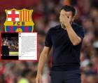 Xavi Hernández fue destituido del Barcelona y el técnico publicó una emotiva carta de despedida.