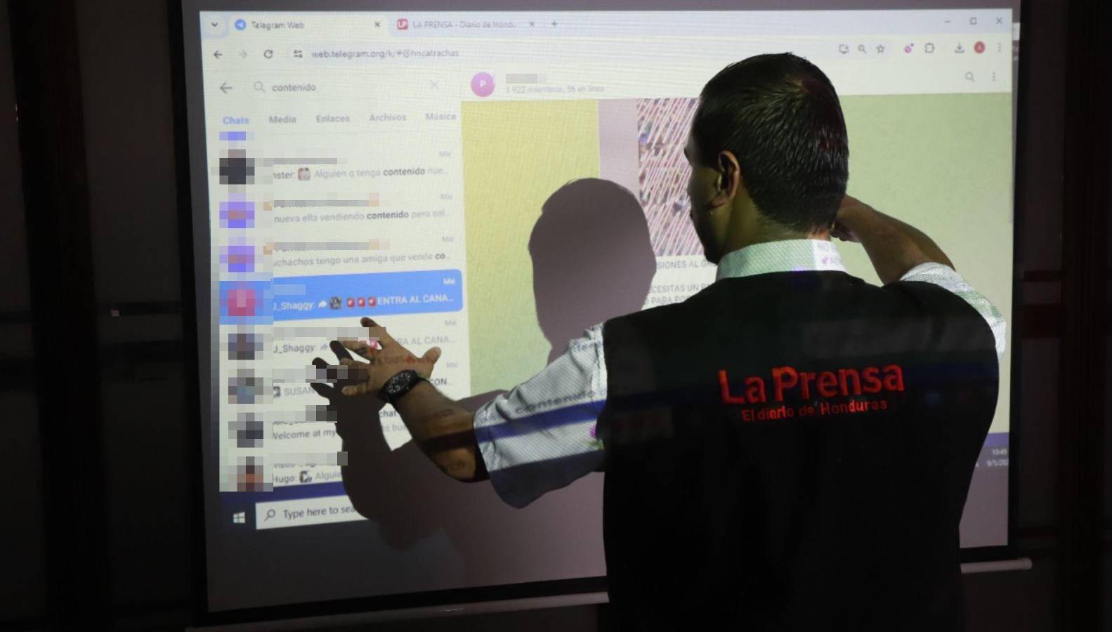 $!Equipo de LA PRENSA Premium mapeando la actividad de cada uno de los grupos que funcionan clandestinamente en Telegram.
