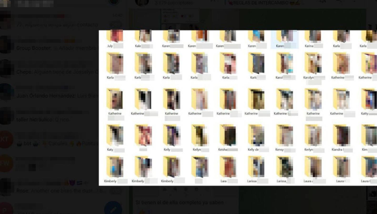 $!Redes suben contenido al sitio web Mega, donde almacenan numerosas carpetas sexuales de hondureñas. Quienen acceden a este espacio altamente cerrado solo son personas que pagan permanentemente una membresía.