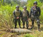 Elementos de las Fuerzas Armadas de Honduras aseguraron y destruyeron mediante detonación controlada el explosivo.