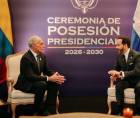 El presidente de la República, Nasry Asfura, sostuvo un encuentro bilateral con el presidente de Colombia Abelardo de la Espriella.