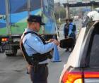 La Policía instaló más de 270 puntos de control y decomisó más de 550 licencias durante el Feriado Morazánico.