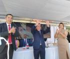 Juramentación y toma de posesión de Jorge Alfredo Valeriano Pinto, alcalde electo de Siguatepeque, junto a su esposa, Nidia Avelar de Valeriano.