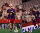 Pedri y Gordon son titulares este día frente al Sevilla.