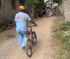 Calle donde mataron a los tres jóvenes.