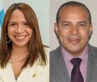 En la imagen aparecen Rossel Renán Inestroza Martínez, ingeniero, abogado y exdiputado del Partido Nacional de Honduras, quien también presentó su candidatura, junto a Mirtha Gutiérrez Reyes, socióloga, activista y exsecretaria de Estado en el Secretaría de Desarrollo Social de Honduras.