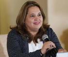 Julissa Villanueva, exviceministra de Seguridad, durante una comparecencia pública. Foto de archivo.