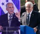 El presidente de Honduras, Nasry Asfura y su homólogo, el presidente de Panamá, José Raúl Mulino.