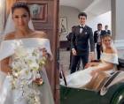 Maity Interiano se casó con Anuar Zidan este sábado 23 de septiembre ante unos 300 invitados en Cuernavaca, México.