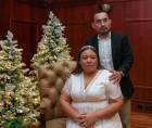 Éstas fiestas dicembrinas serán diferentes para las parejas que contrajeron matrimonio hoy en San Pedro Sula.