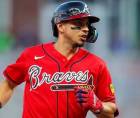 El hondureño Mauricio Dubón sigue brillando en las Grandes Ligas con la camiseta de los Bravos de Atlanta. Foto: MLB