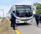 La mujer murió dentro del bus cuando viajaba por El Progreso, Yoro.